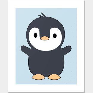 Cute Baby Penguin Posters and Art